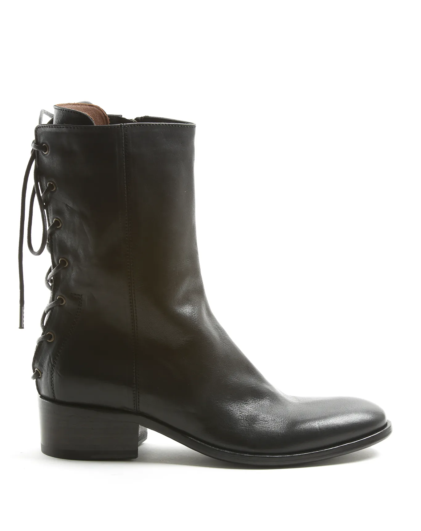CID Black Leather Boots sold by Fiorentini + Baker