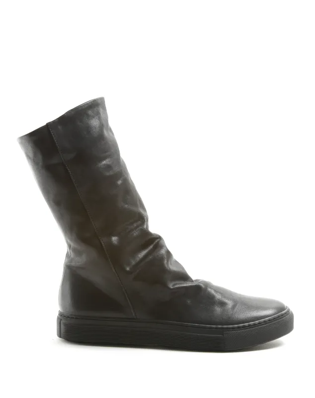 BILLY Black Leather Sneakers Boots sold by Fiorentini + Baker