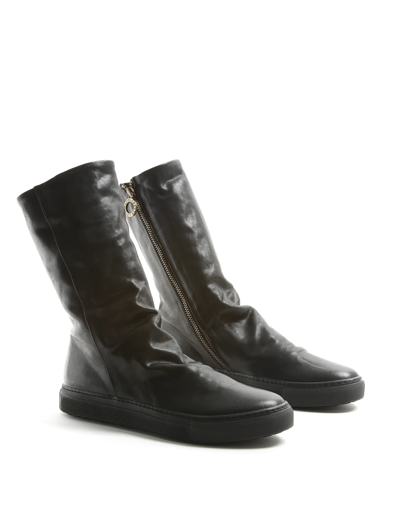 BILLY Black Leather Sneakers Boots sold by Fiorentini + Baker product image thumbnail 2