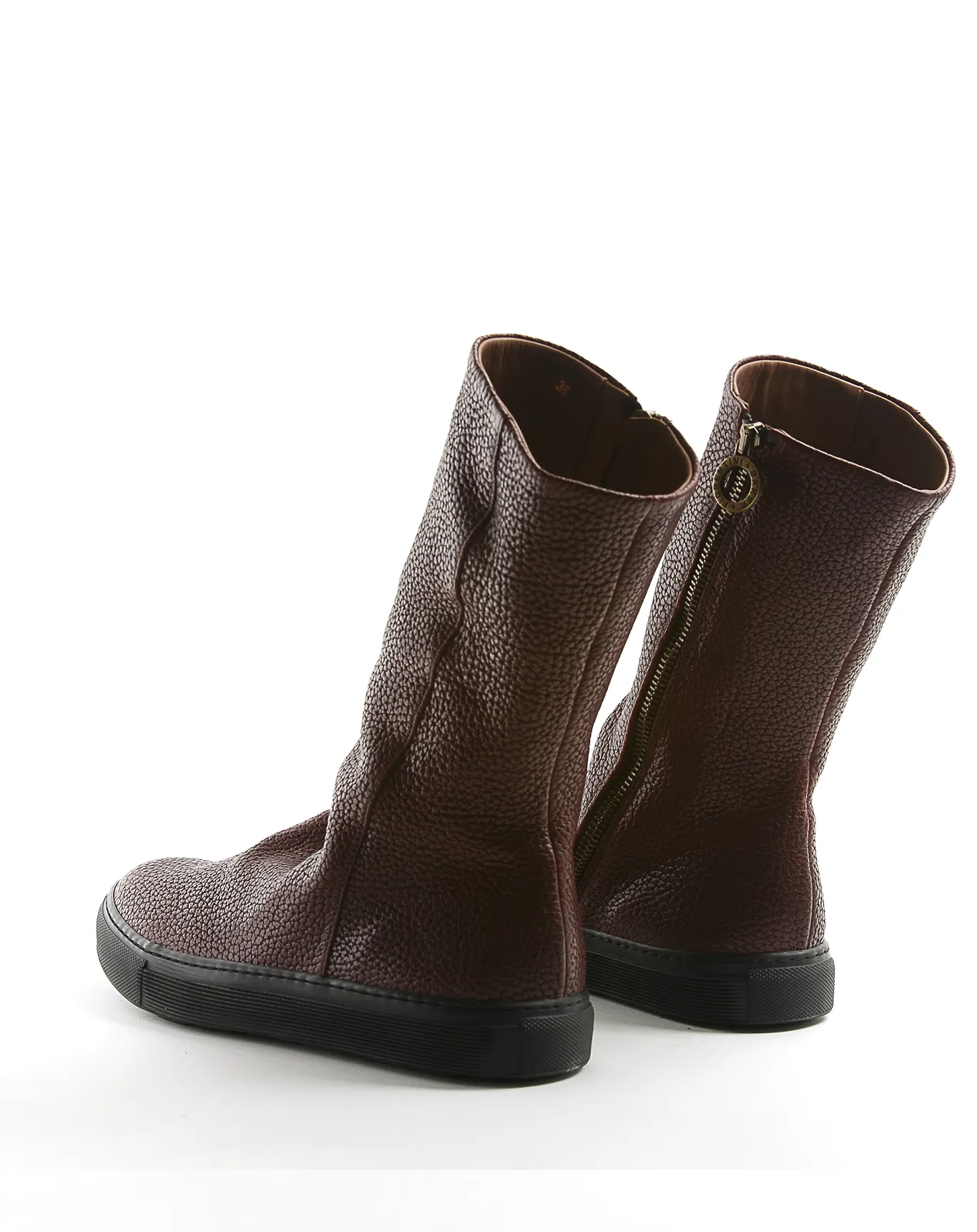 BILLY Burgundy Leather Sneakers Boots sold by Fiorentini + Baker product image thumbnail 3