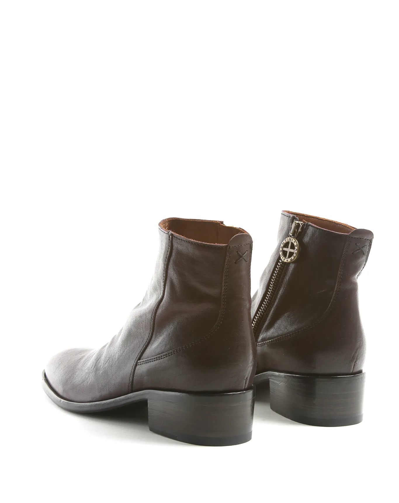 CLAUS Burgundy Leather Boots sold by Fiorentini + Baker product image thumbnail 3