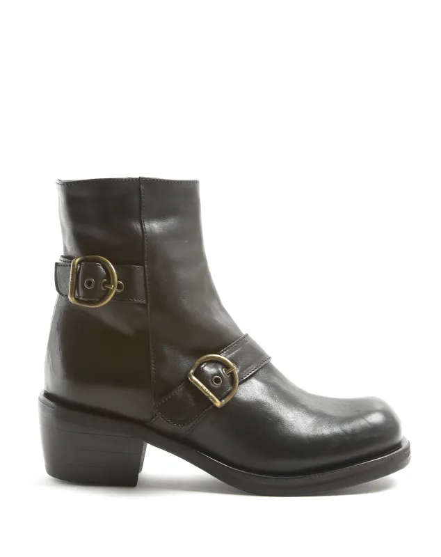 MOKE Black Leather Boots sold by Fiorentini + Baker