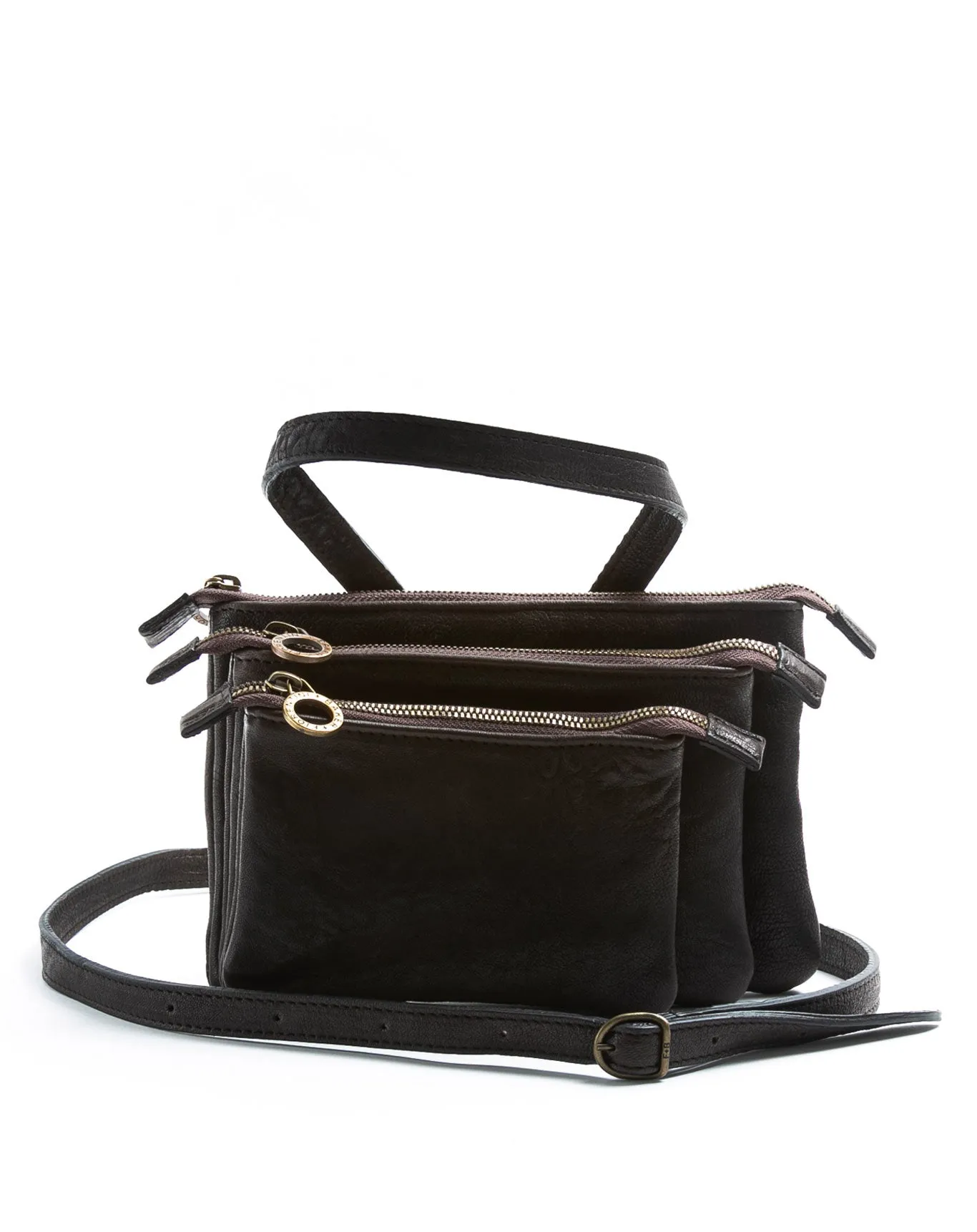 LEMA Black Leather Crossbody Bag sold by Fiorentini + Baker