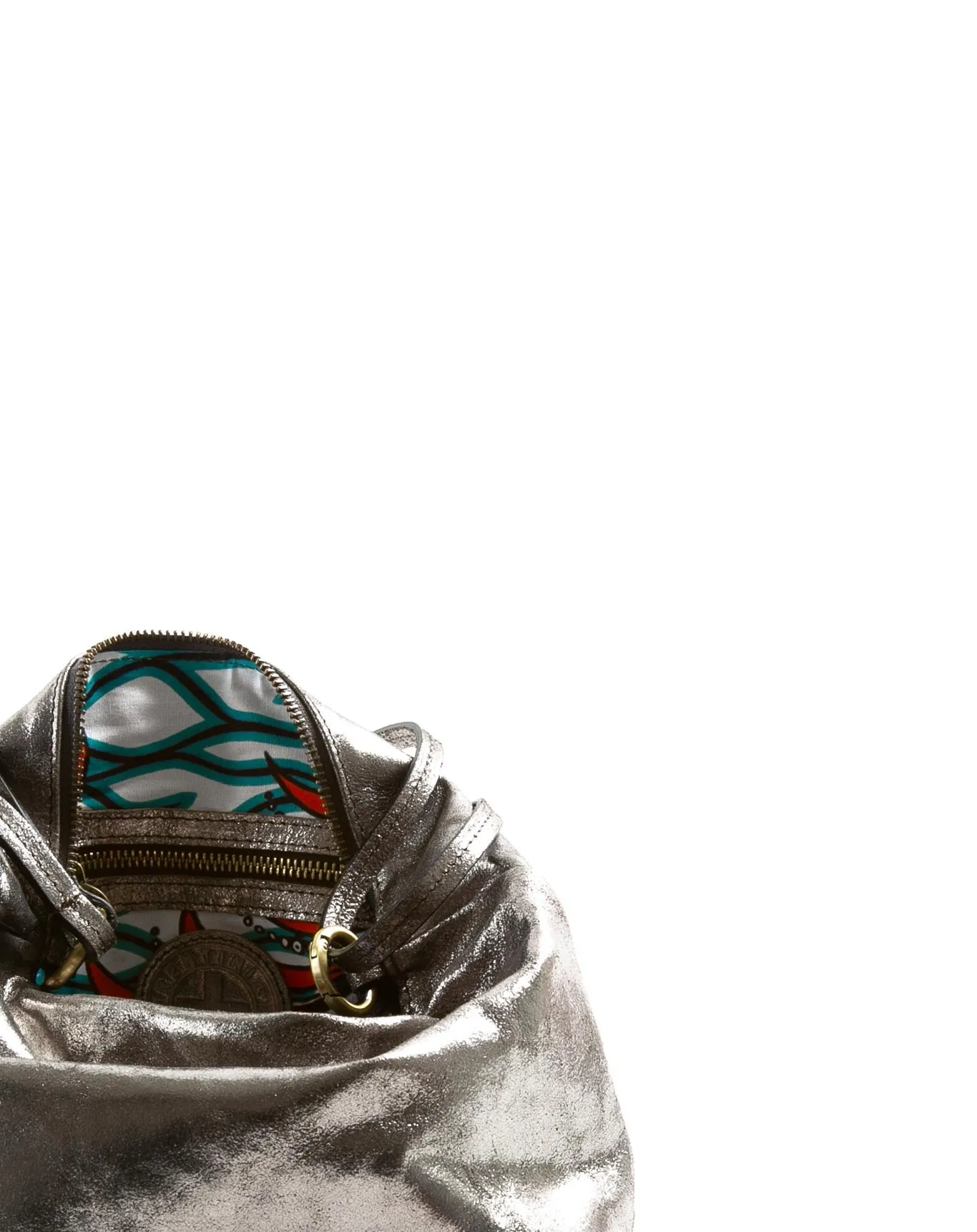 YOKO Silver Leather Bag sold by Fiorentini + Baker product image thumbnail 3