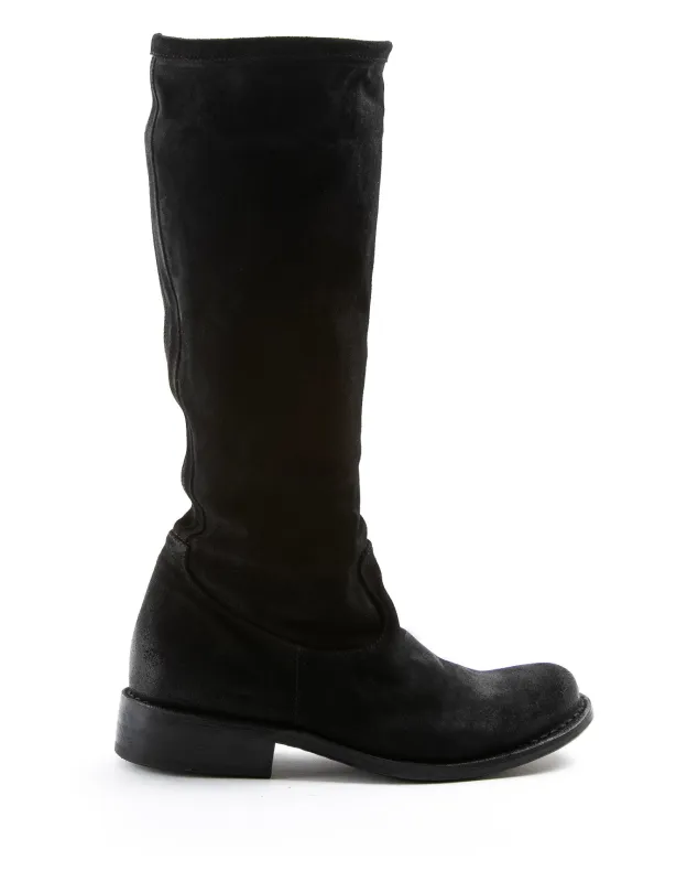 FEVO Black Suede Boots made by Fiorentini + Baker