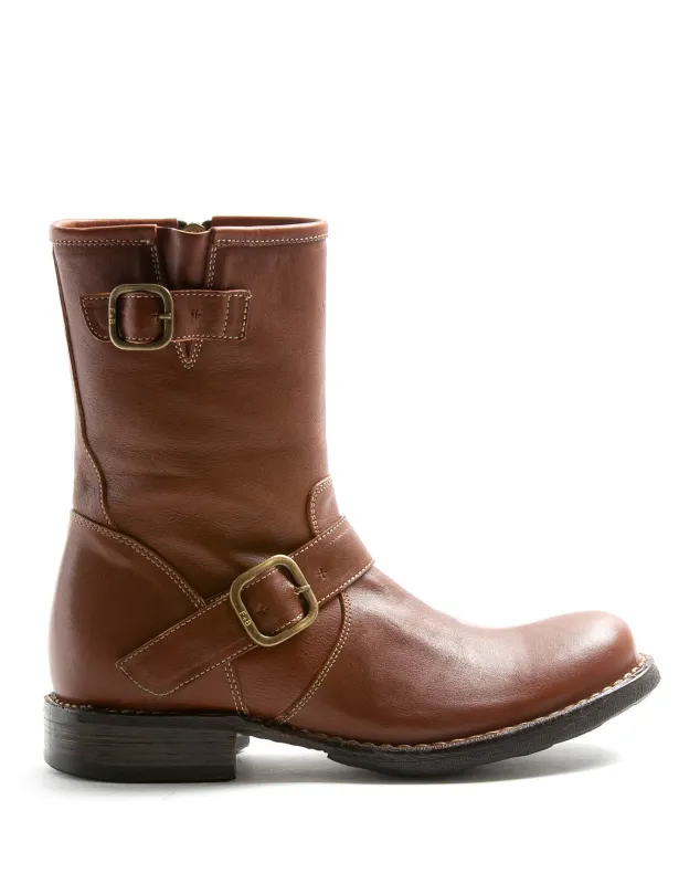 EVIA Brown Leather Boots sold by Fiorentini + Baker