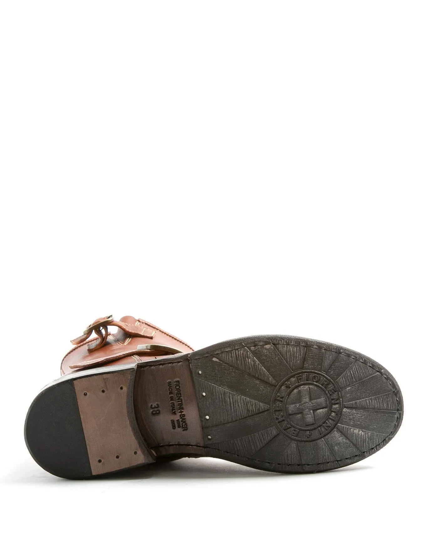 EVIA Brown Leather Boots sold by Fiorentini + Baker product image thumbnail 5