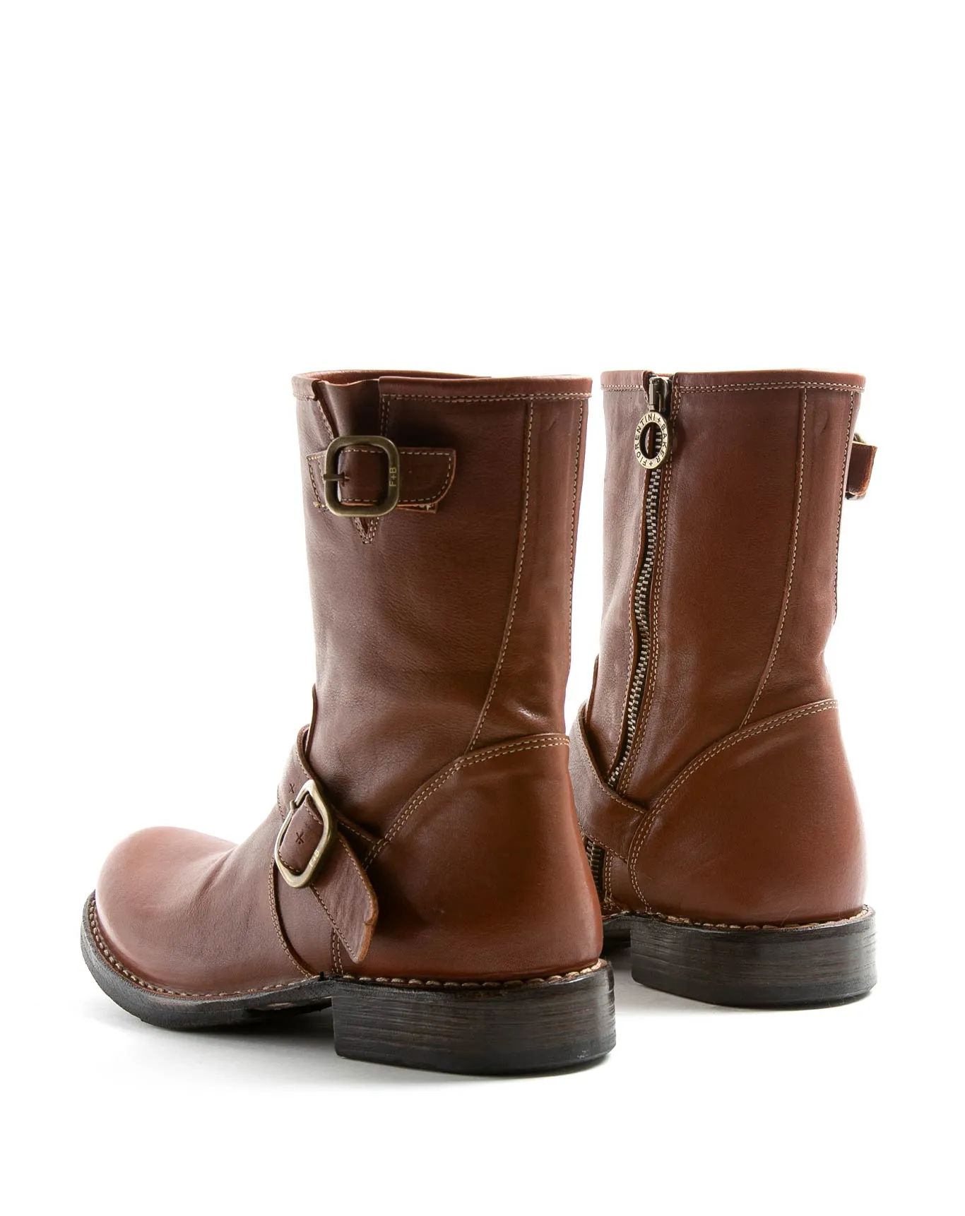 EVIA Brown Leather Boots sold by Fiorentini + Baker product image thumbnail 3