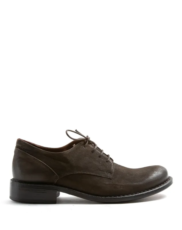 F-706 Brown Leather Derby Shoes sold by Fiorentini + Baker