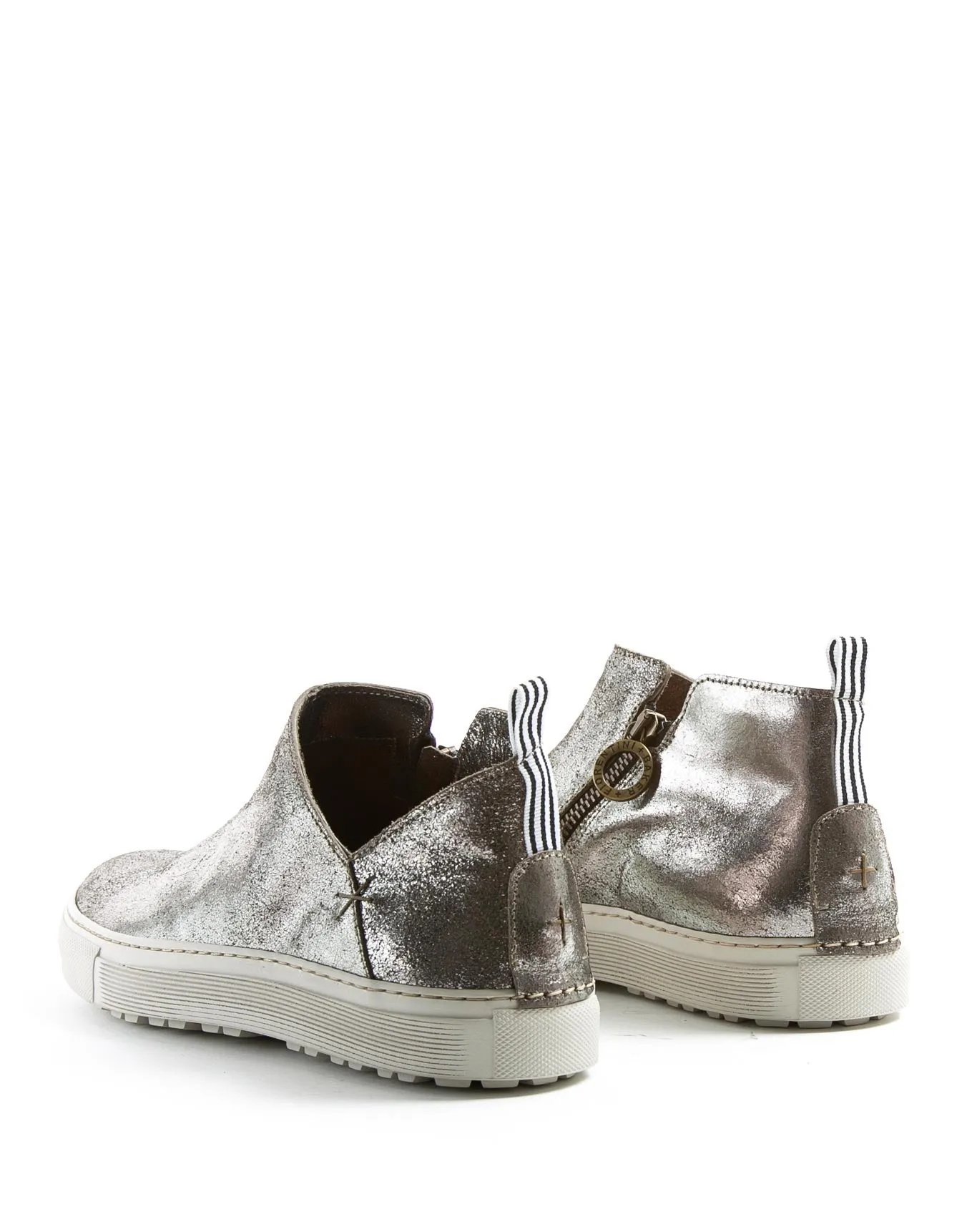 BRIE Gunmetal Leather Sneakers sold by Fiorentini + Baker product image thumbnail 3