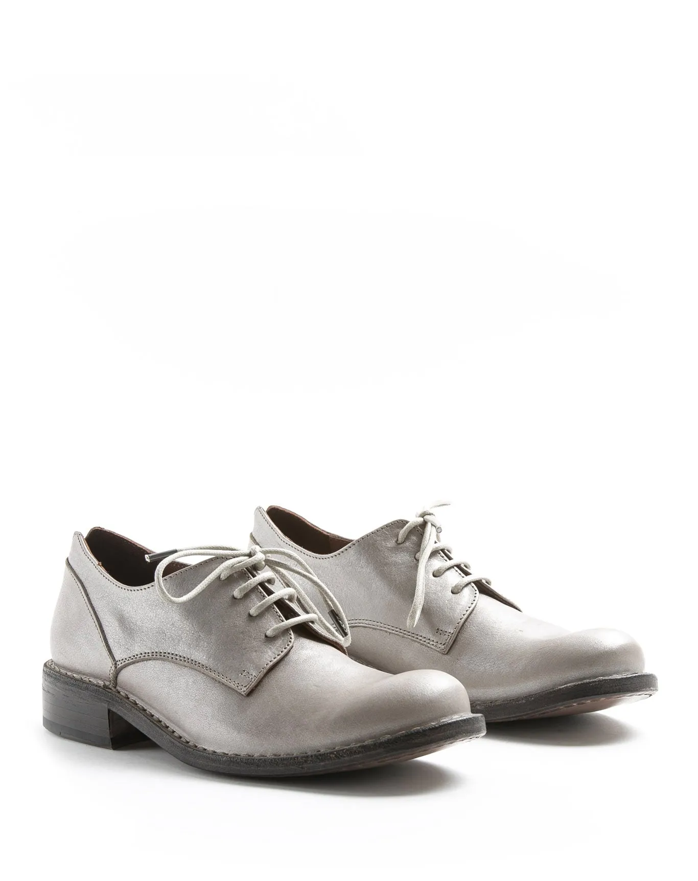 F-706 Silver Leather Derby Shoes sold by Fiorentini + Baker product image thumbnail 2