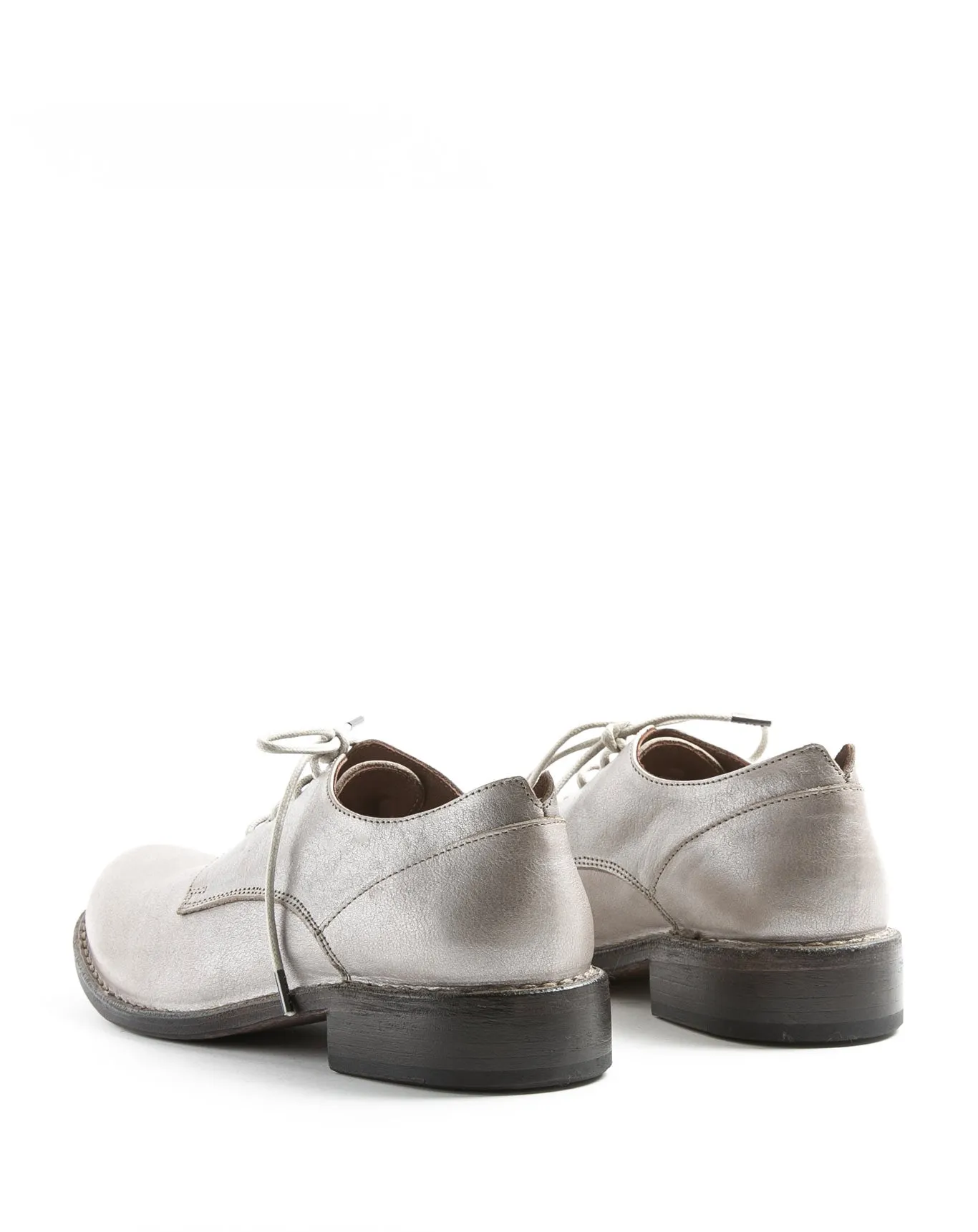 F-706 Silver Leather Derby Shoes sold by Fiorentini + Baker product image thumbnail 3