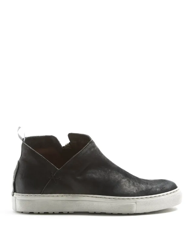 BRIE Black Leather Sneakers made by Fiorentini + Baker
