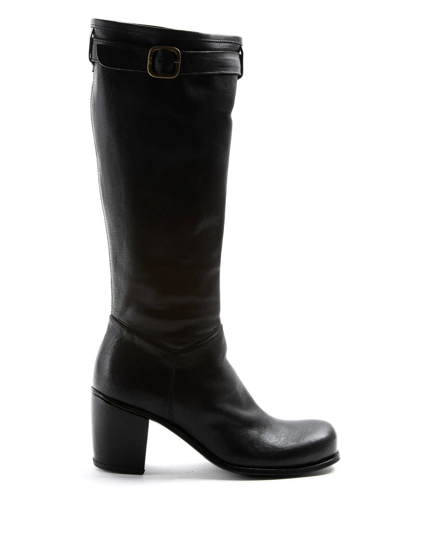 JENNA Black Leather Boots sold by Fiorentini + Baker