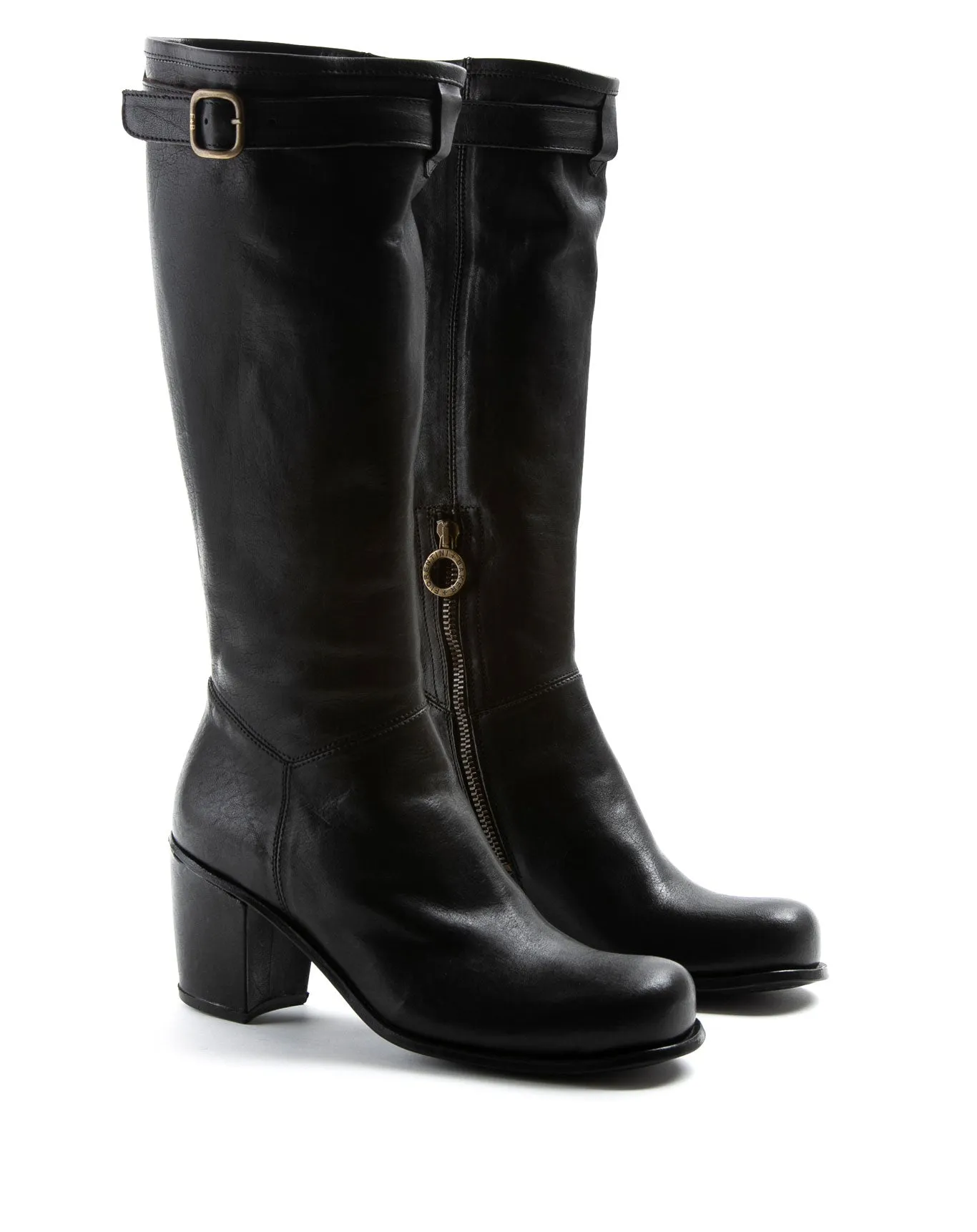 JENNA Black Leather Boots sold by Fiorentini + Baker product image thumbnail 2