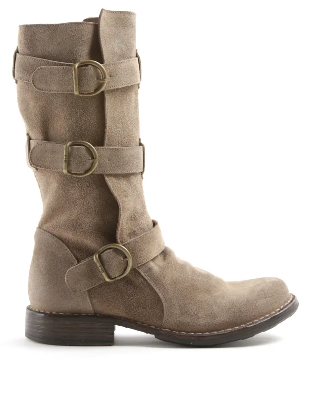 7040 Tobacco Suede Boots sold by Fiorentini + Baker