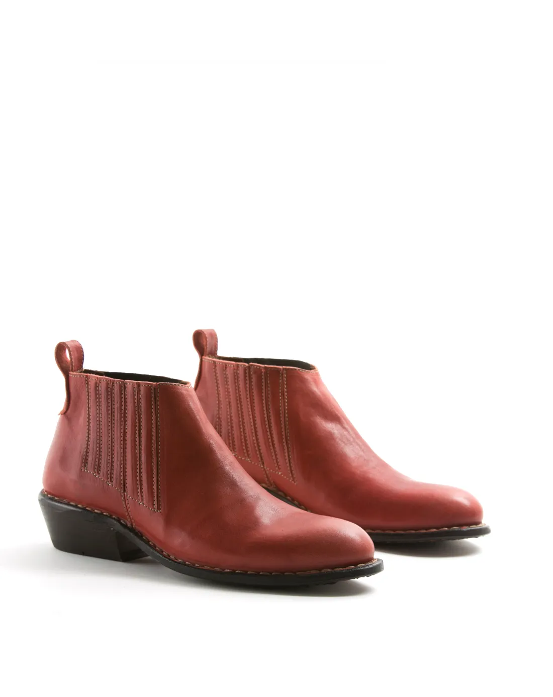 RAY Red Leather Boots sold by Fiorentini + Baker product image thumbnail 2