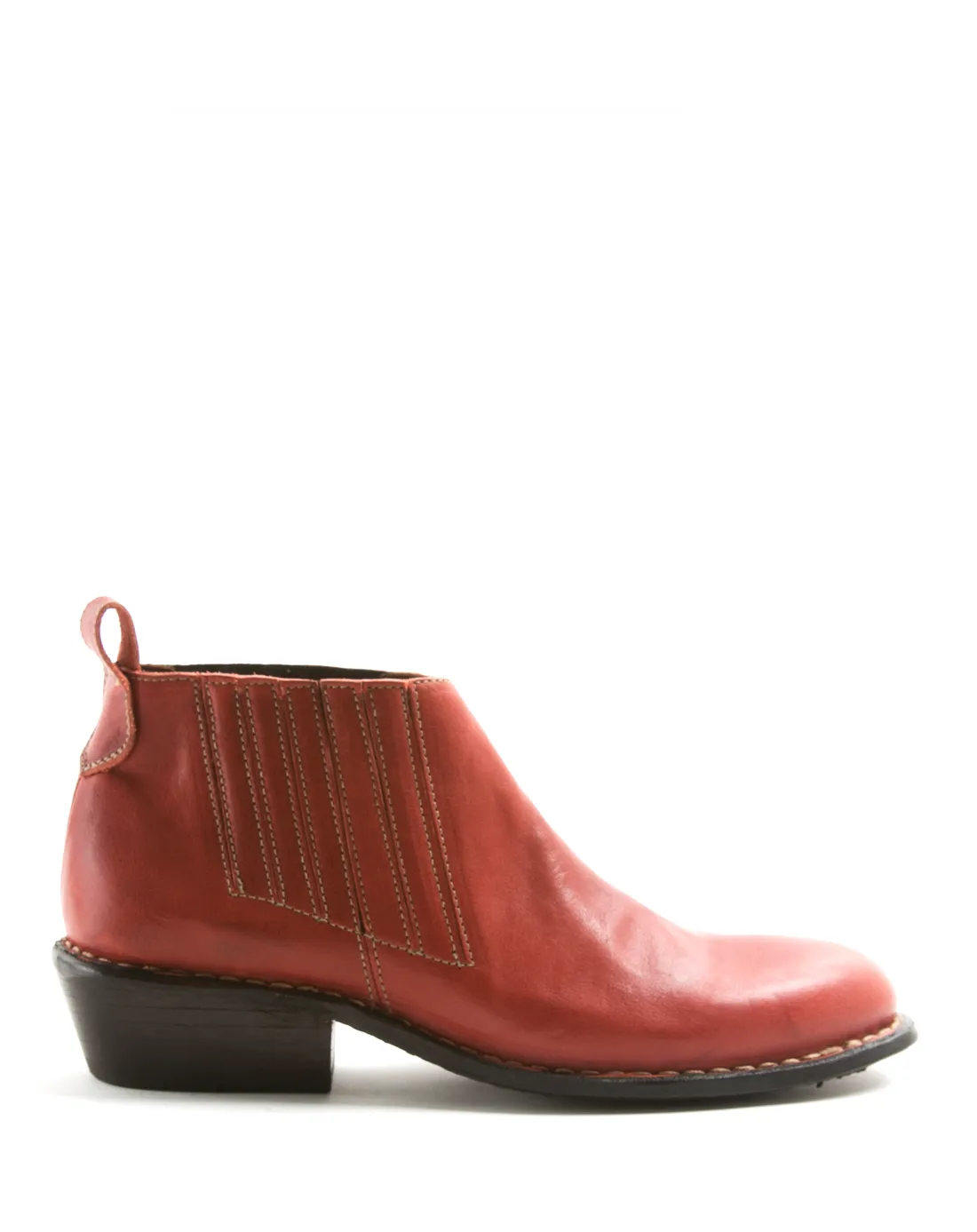 RAY Red Leather Boots sold by Fiorentini + Baker