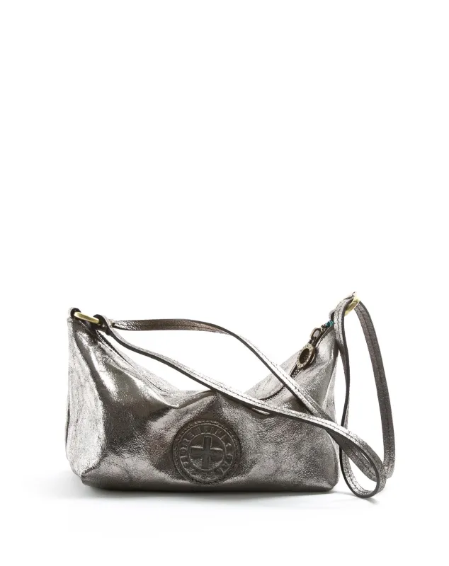 KINO Silver Leather Bag made by Fiorentini + Baker