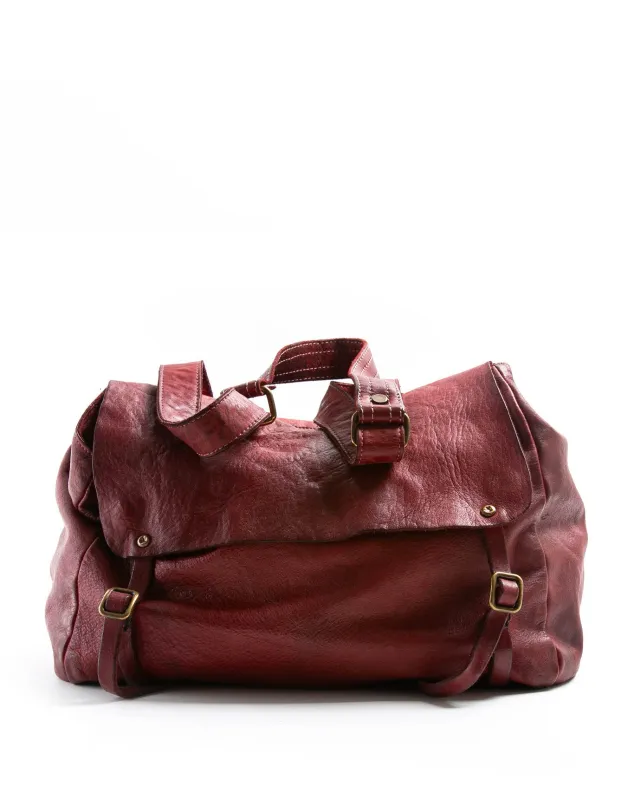 JEFF Red Leather Bag made by Fiorentini + Baker