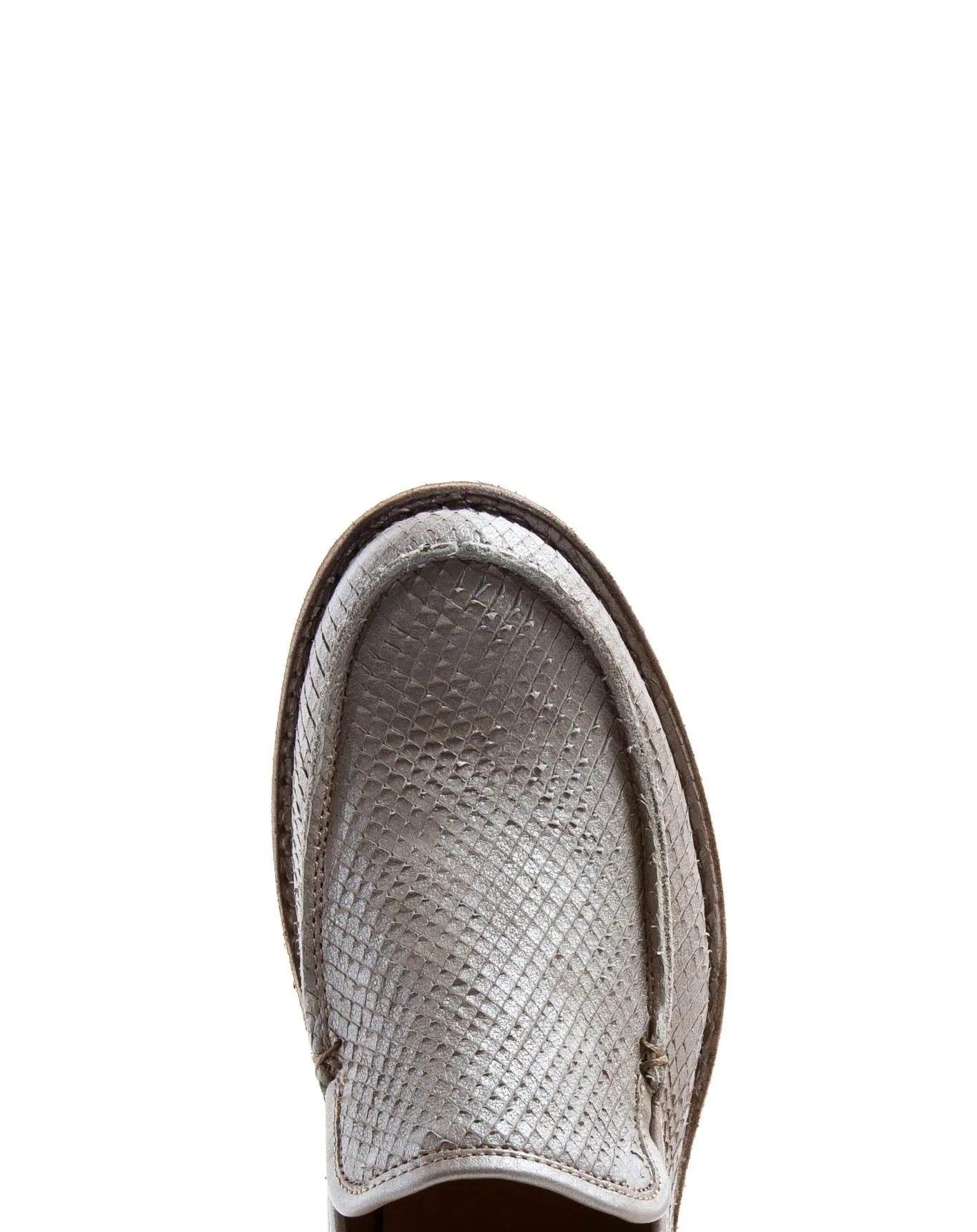 FLOW Silver Leather Loafers sold by Fiorentini + Baker product image thumbnail 4