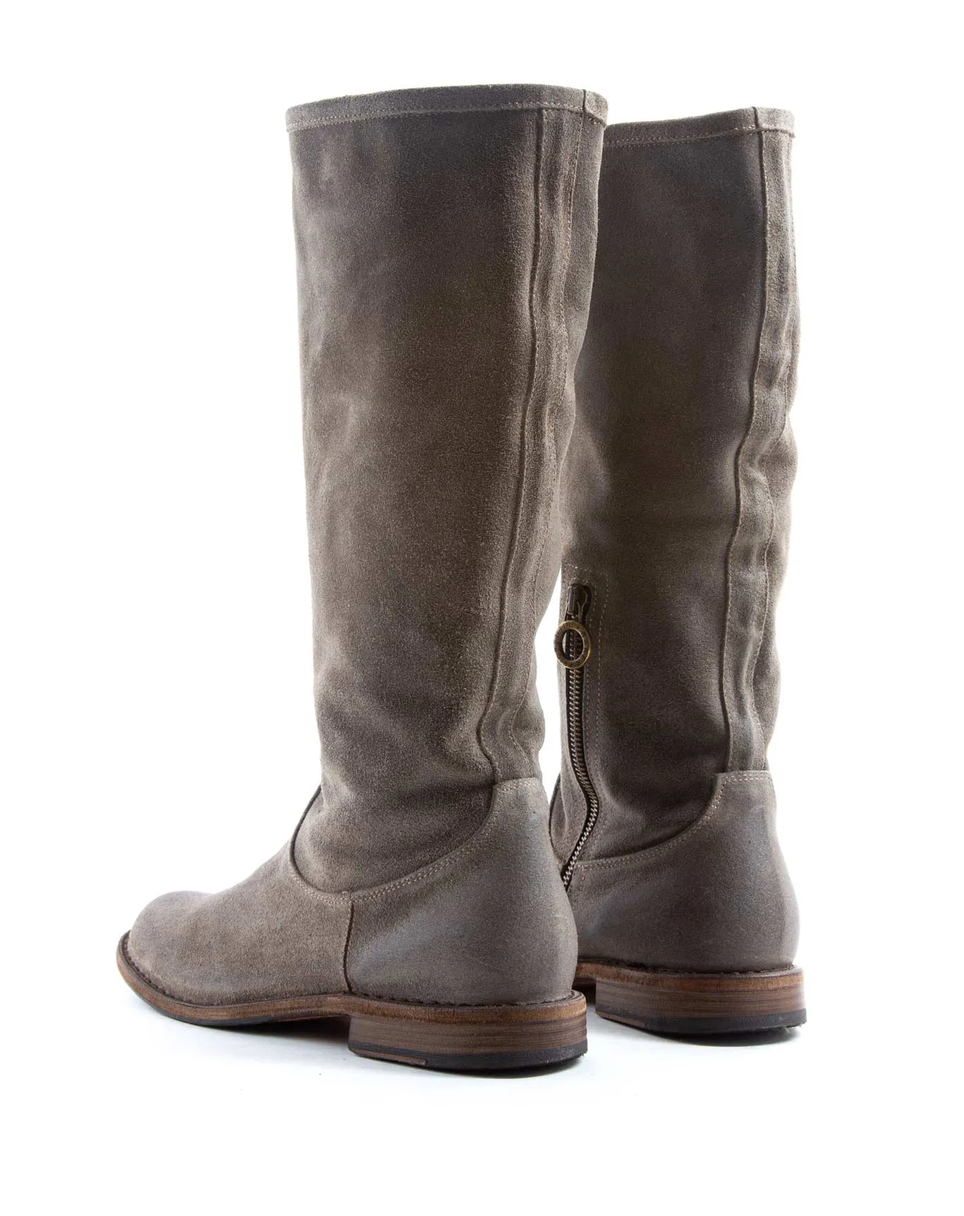 FEVO Taupe Suede Tall Boots sold by Fiorentini + Baker product image thumbnail 3