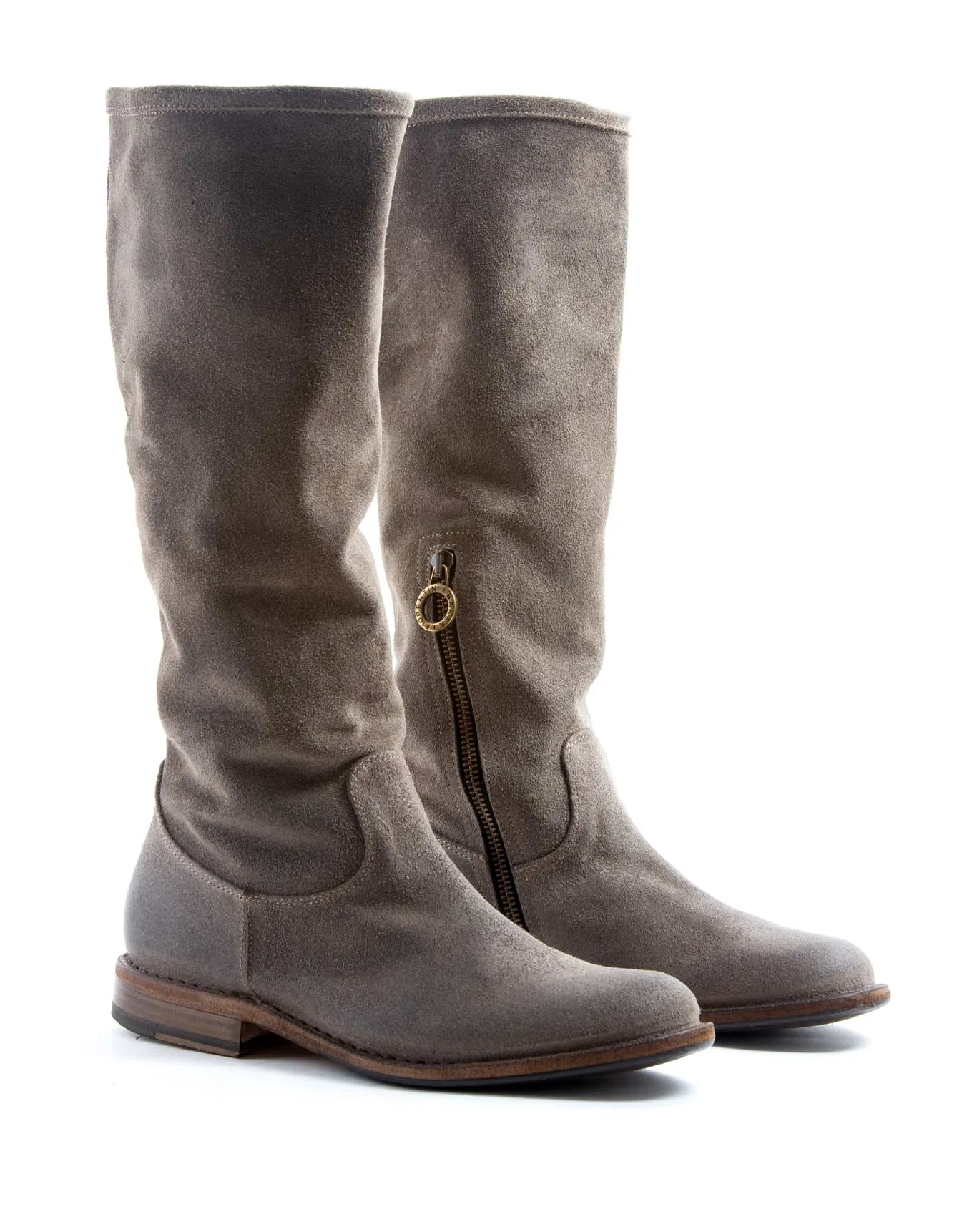 FEVO Taupe Suede Tall Boots sold by Fiorentini + Baker product image thumbnail 2