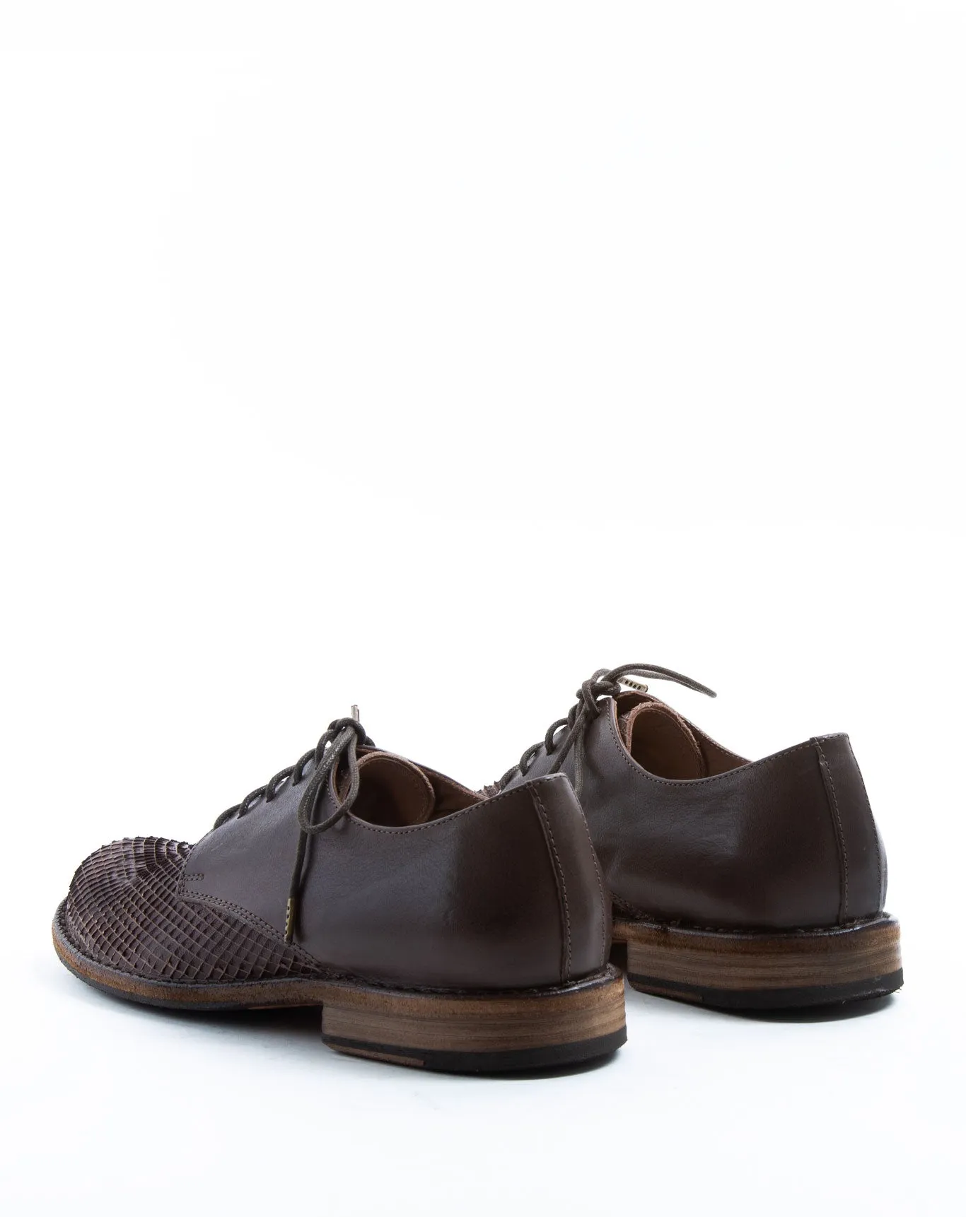 FRED Brown Leather Derby Shoes sold by Fiorentini + Baker product image thumbnail 3