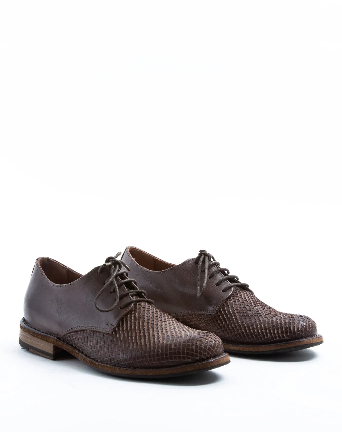 FRED Brown Leather Derby Shoes sold by Fiorentini + Baker product image thumbnail 2