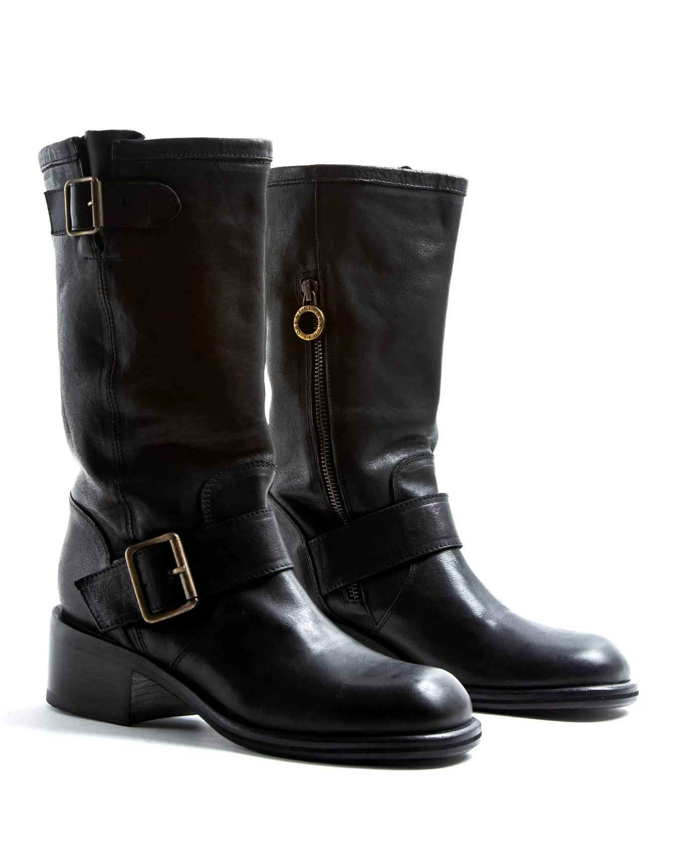 MIK Black Leather Boots sold by Fiorentini + Baker product image thumbnail 2