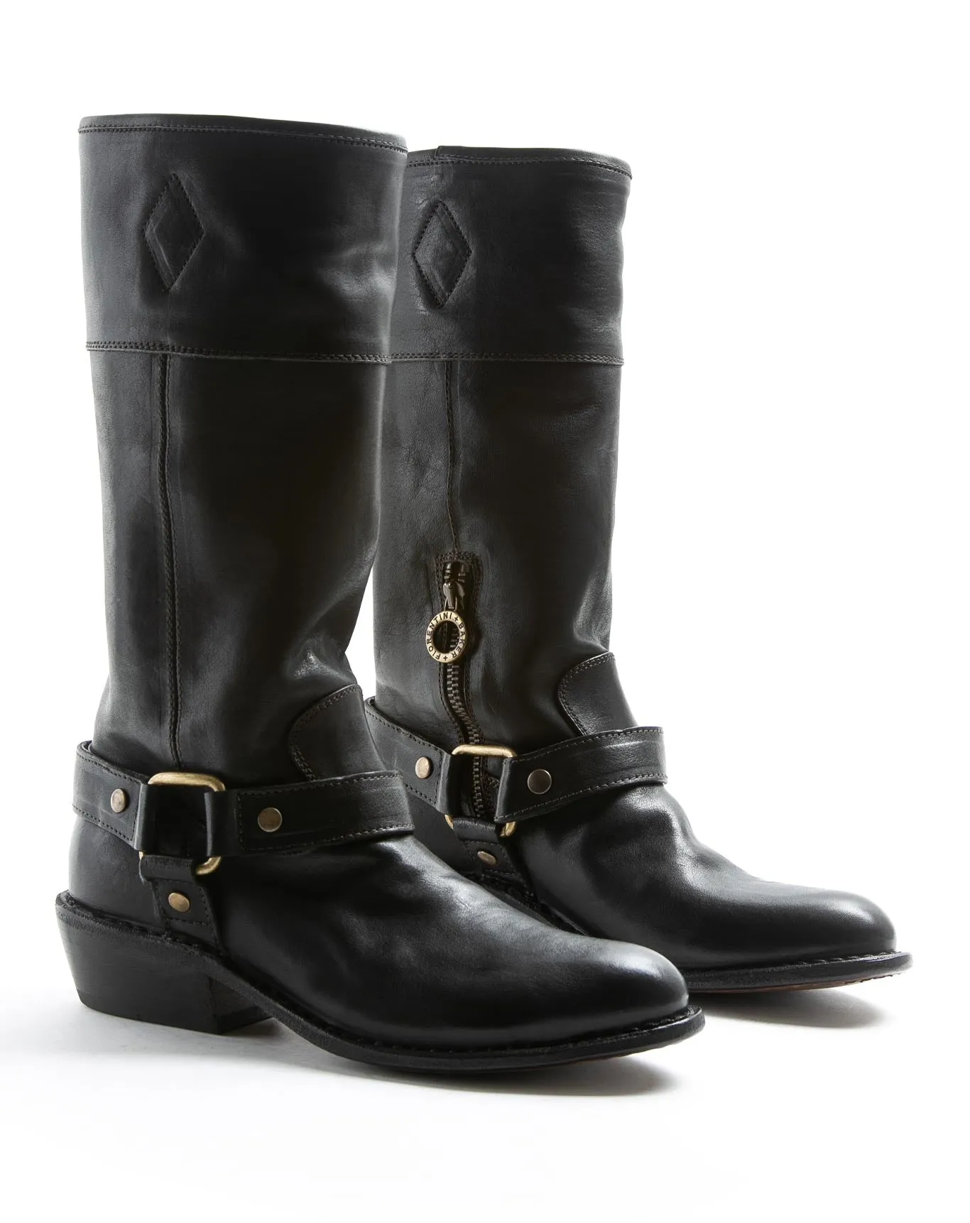 RIZ Black Leather Tall Boots sold by Fiorentini + Baker product image thumbnail 2