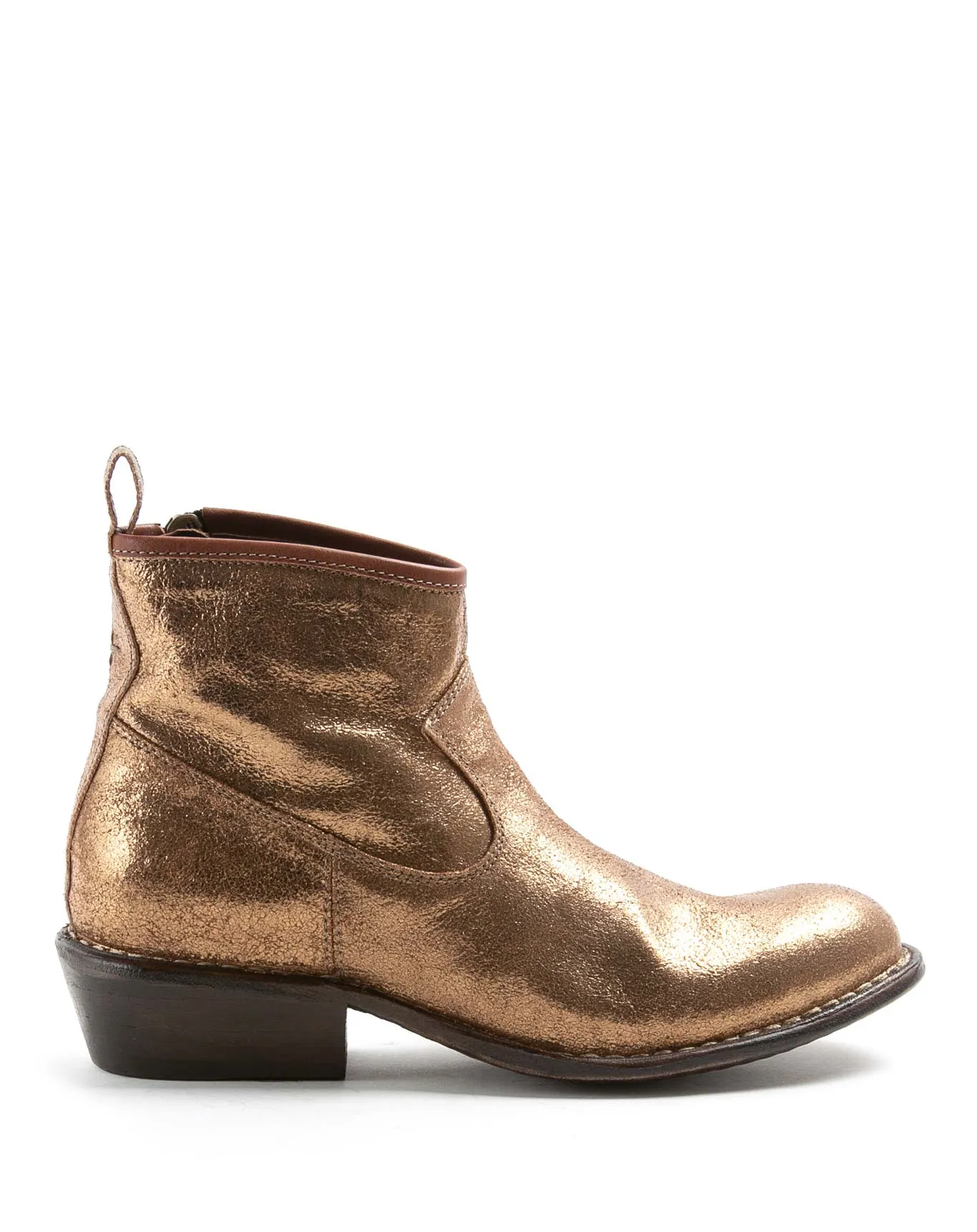 REN Gold Leather Boots sold by Fiorentini + Baker