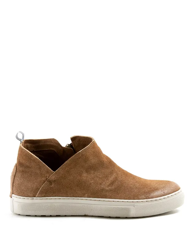 BRIE Brown Suede Sneakers made by Fiorentini + Baker