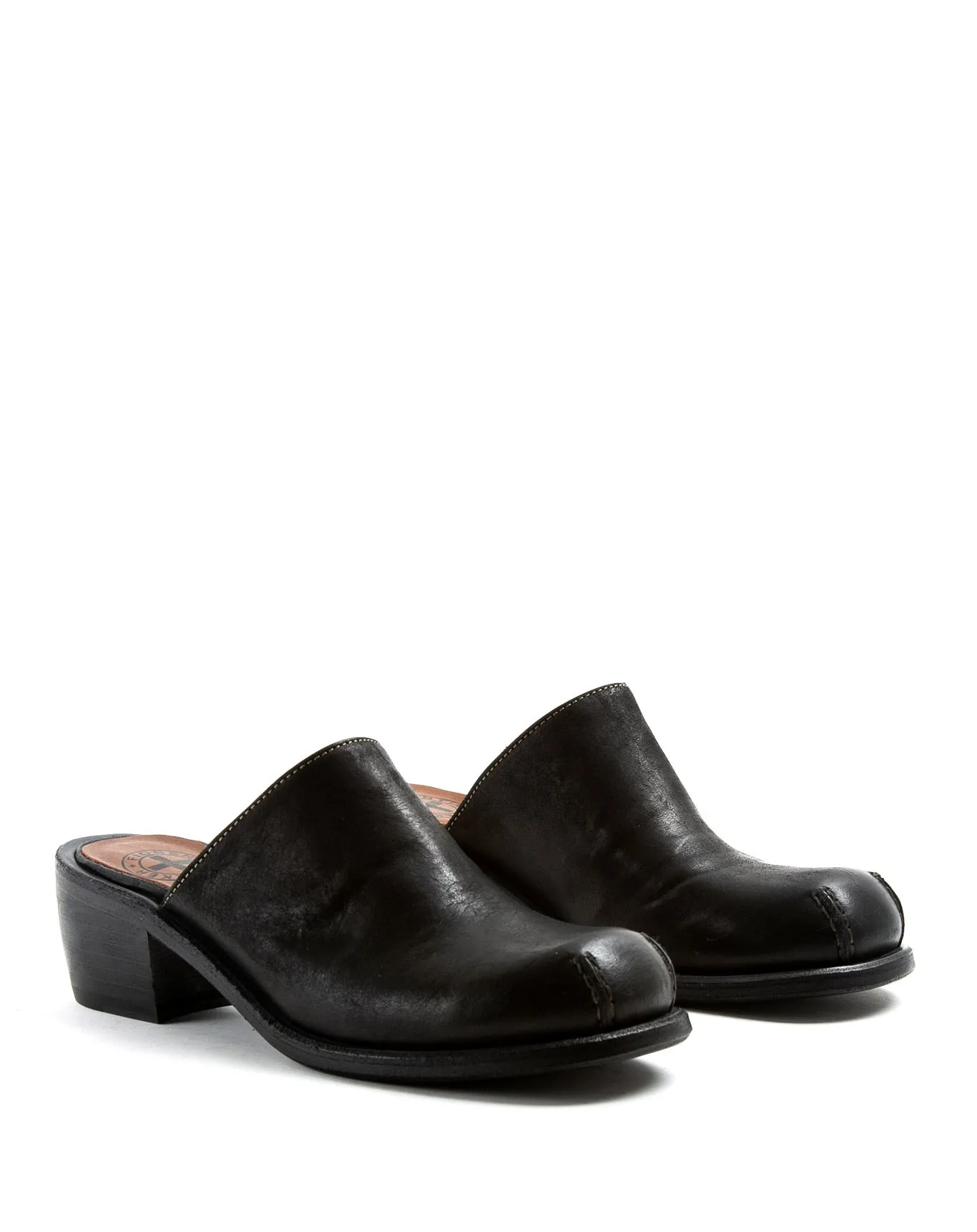 MIND Black Leather Clogs sold by Fiorentini + Baker product image thumbnail 2