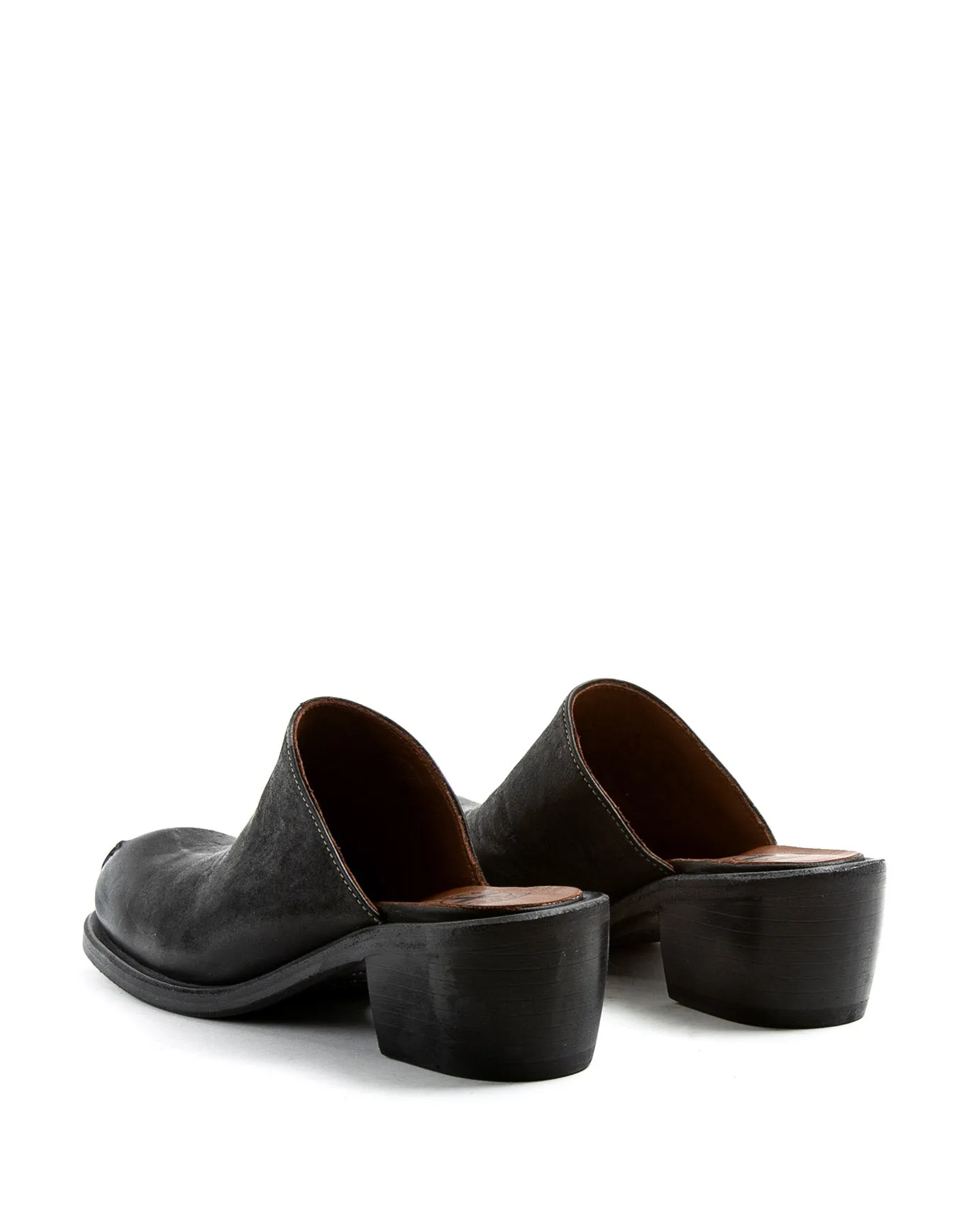 MIND Black Leather Clogs sold by Fiorentini + Baker product image thumbnail 3
