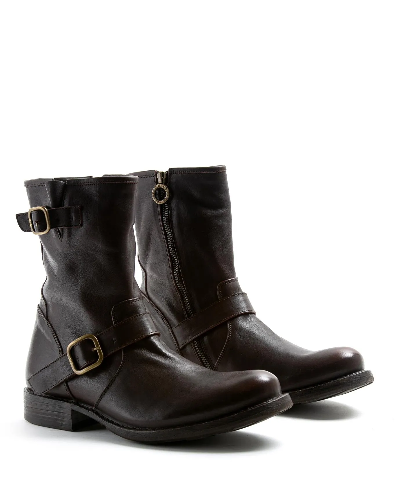 EVIA Brown Leather Boots sold by Fiorentini + Baker product image thumbnail 2