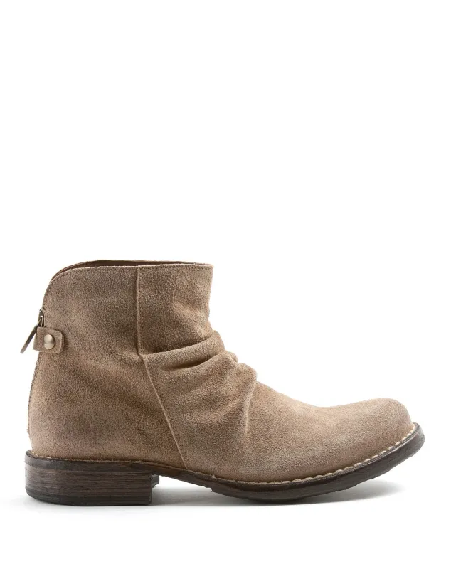 ELINA Tobacco Suede Boots sold by Fiorentini + Baker