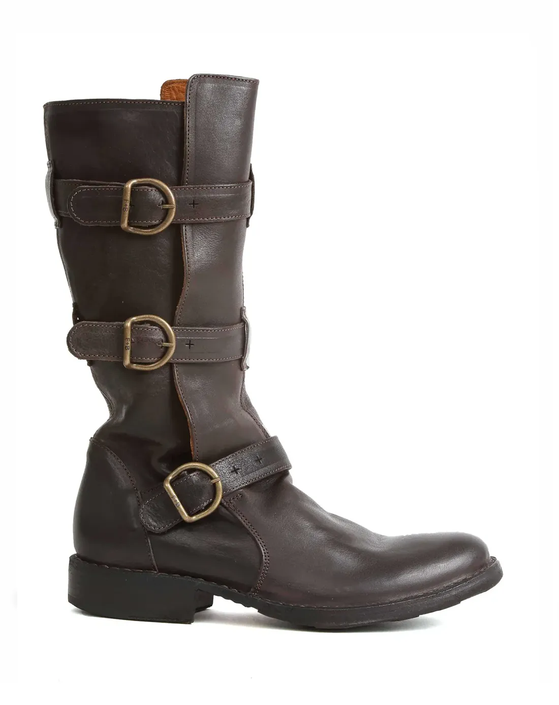 7040 Brown Leather Boots sold by Fiorentini + Baker
