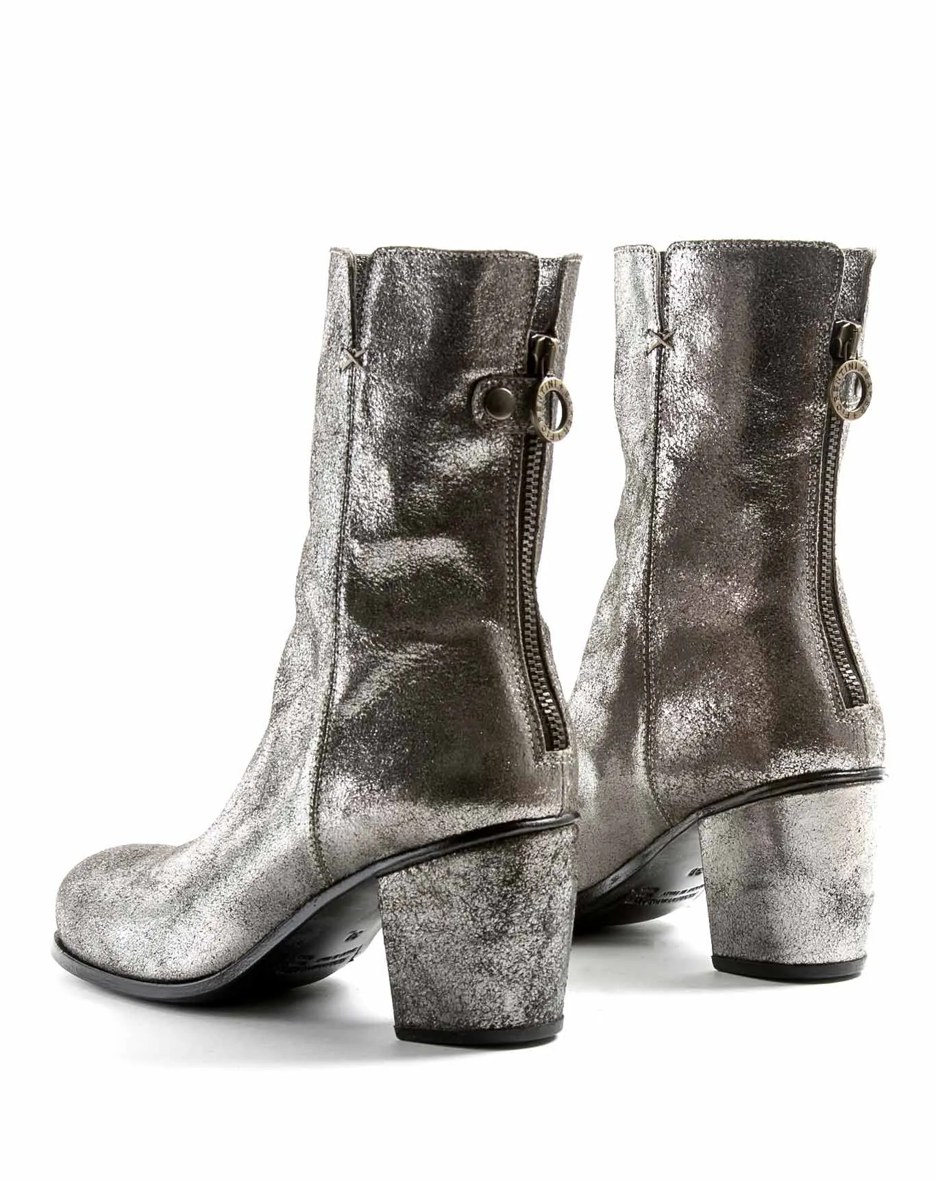 JONI Gunmetal Leather Boots sold by Fiorentini + Baker product image thumbnail 3