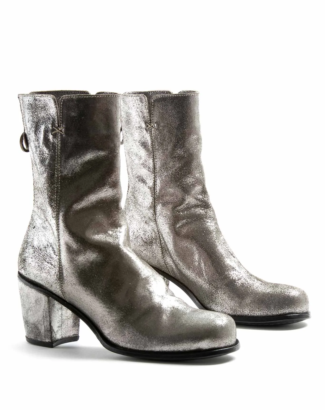 JONI Gunmetal Leather Boots sold by Fiorentini + Baker product image thumbnail 2
