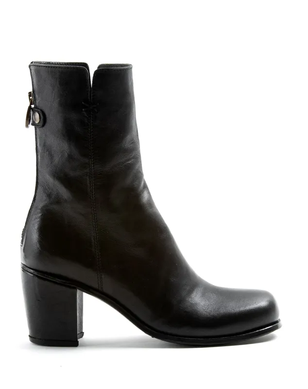 JONI Black Leather Boots sold by Fiorentini + Baker