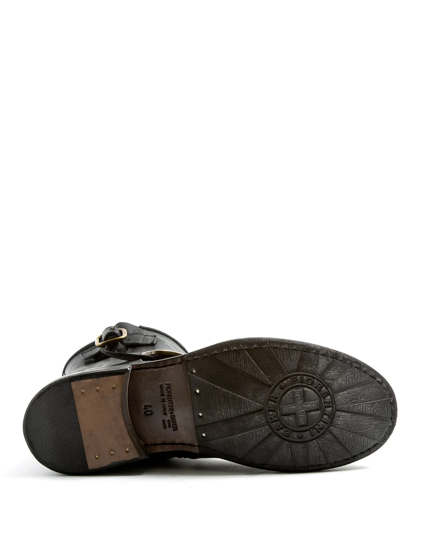 EVIA Black Leather Boots sold by Fiorentini + Baker product image thumbnail 5