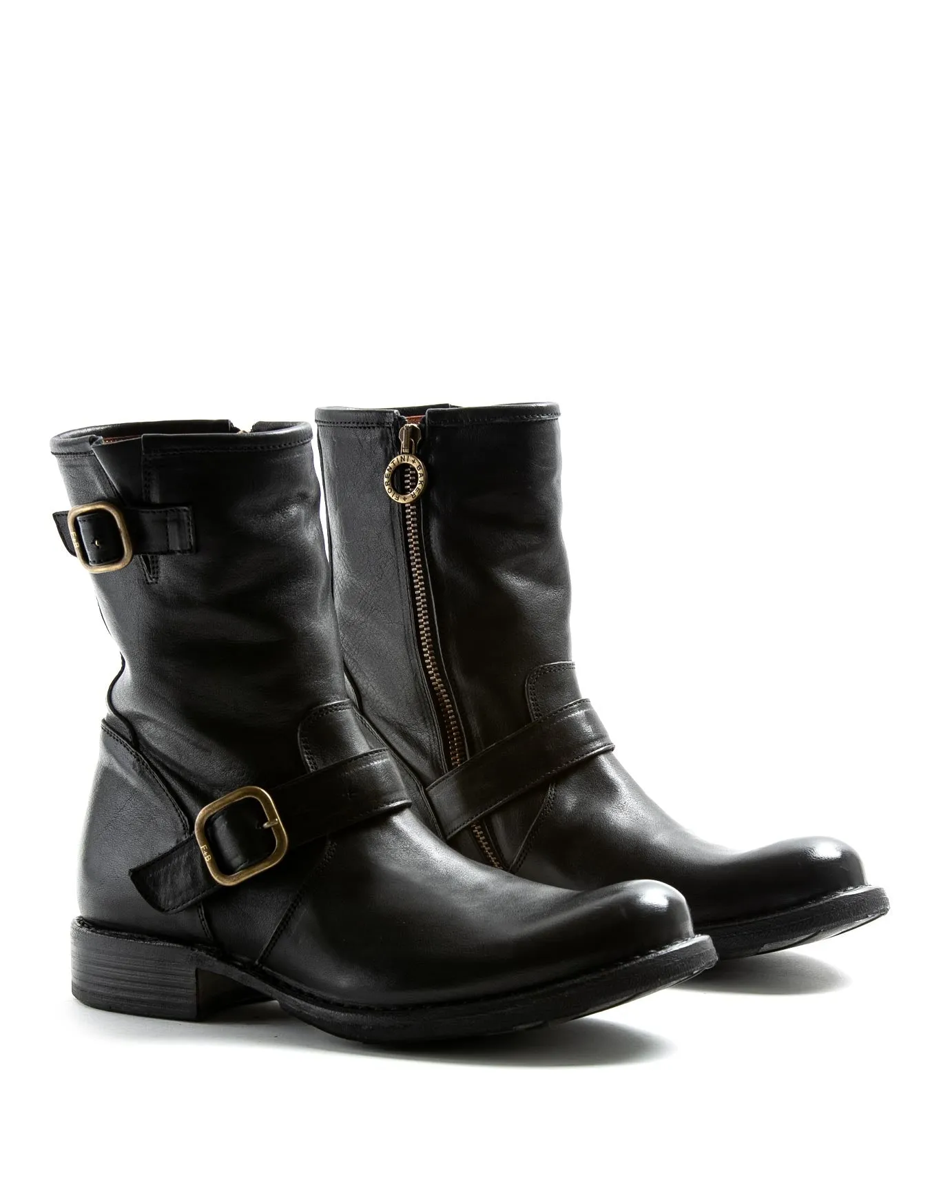 EVIA Black Leather Boots sold by Fiorentini + Baker product image thumbnail 2