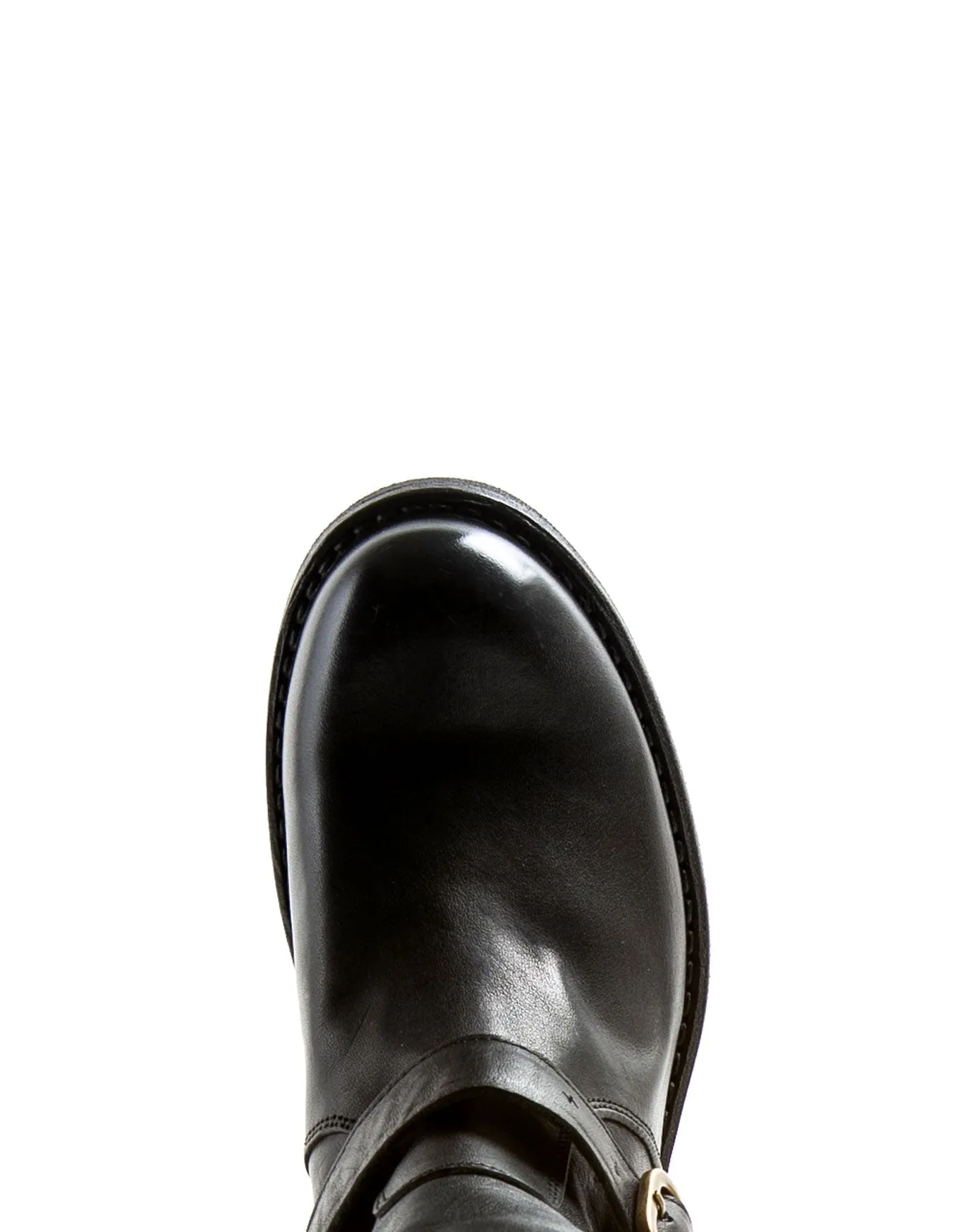 EVIA Black Leather Boots sold by Fiorentini + Baker product image thumbnail 4
