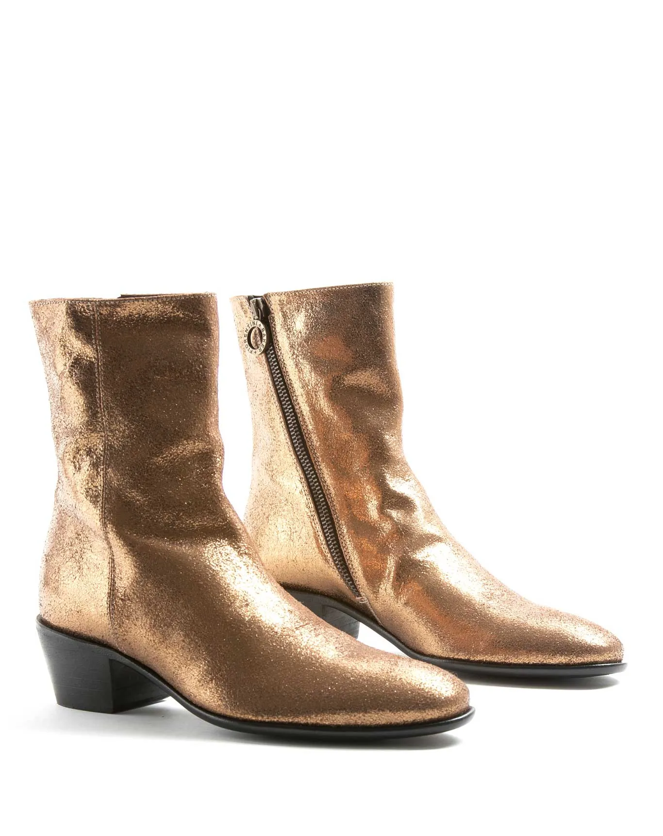 MATT Gold Leather Boots sold by Fiorentini + Baker product image thumbnail 2