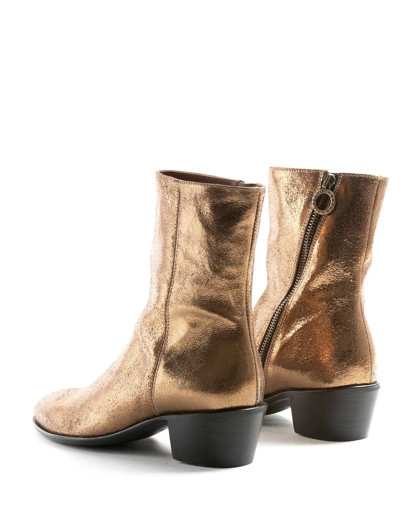MATT Gold Leather Boots sold by Fiorentini + Baker product image thumbnail 3