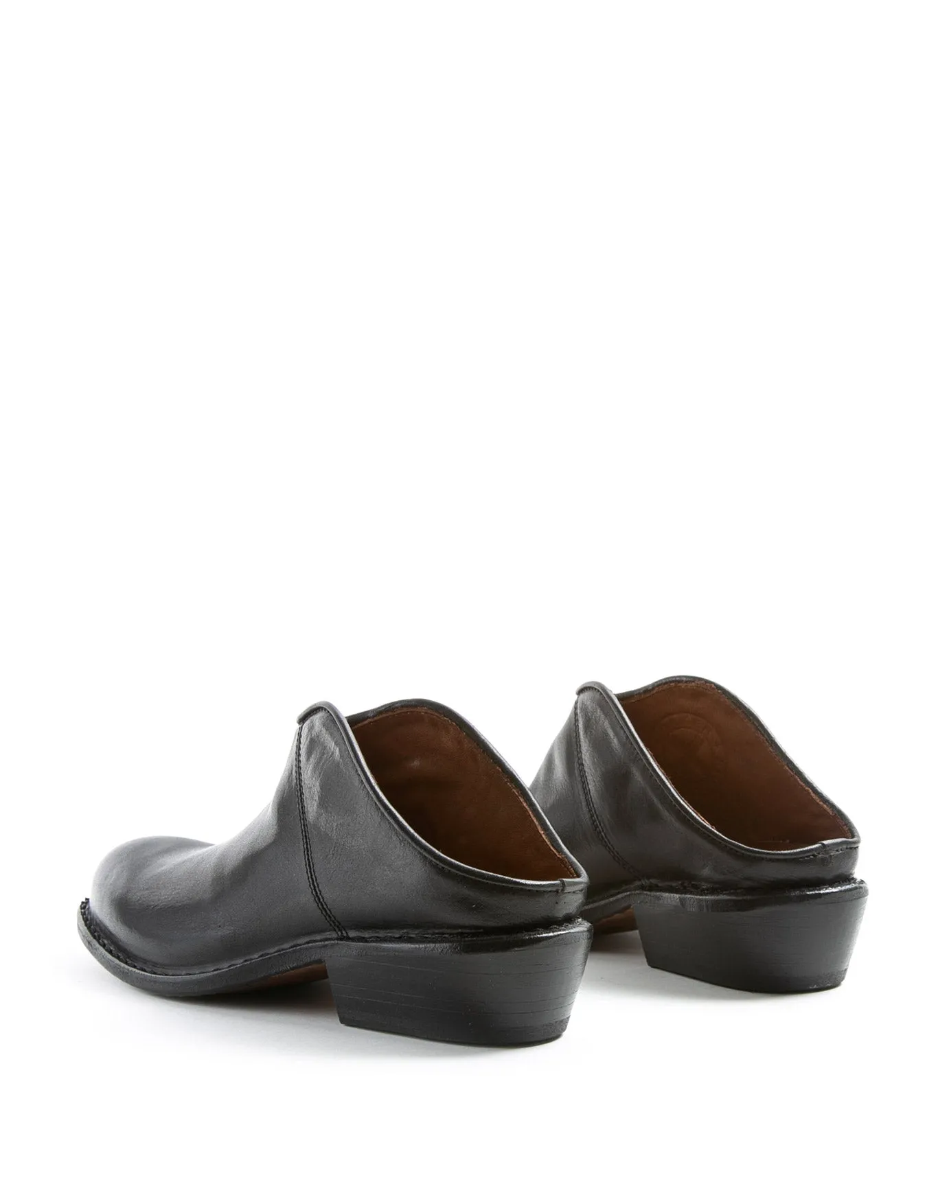 RENO Black Leather Mules sold by Fiorentini + Baker product image thumbnail 3