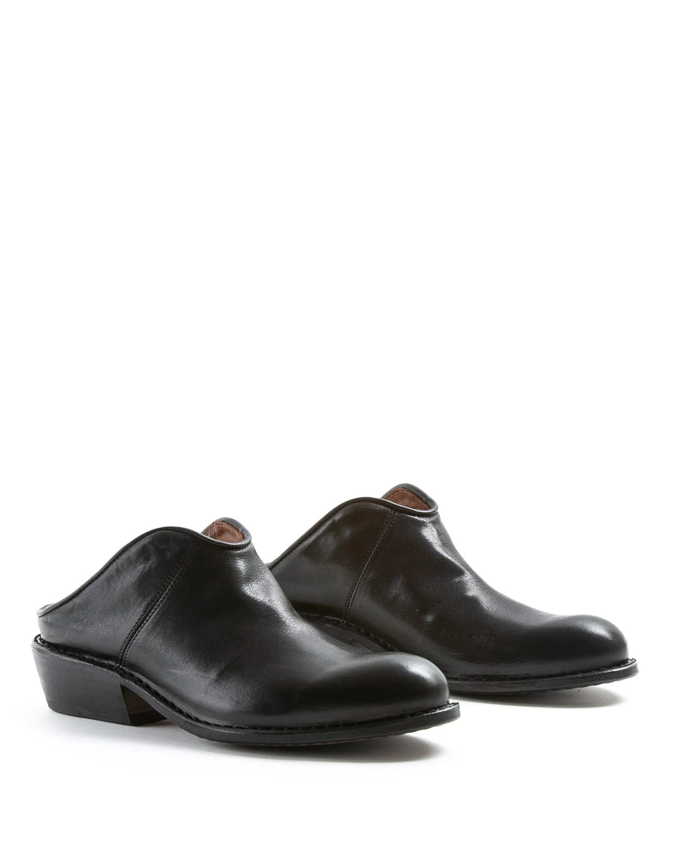 RENO Black Leather Mules sold by Fiorentini + Baker product image thumbnail 2
