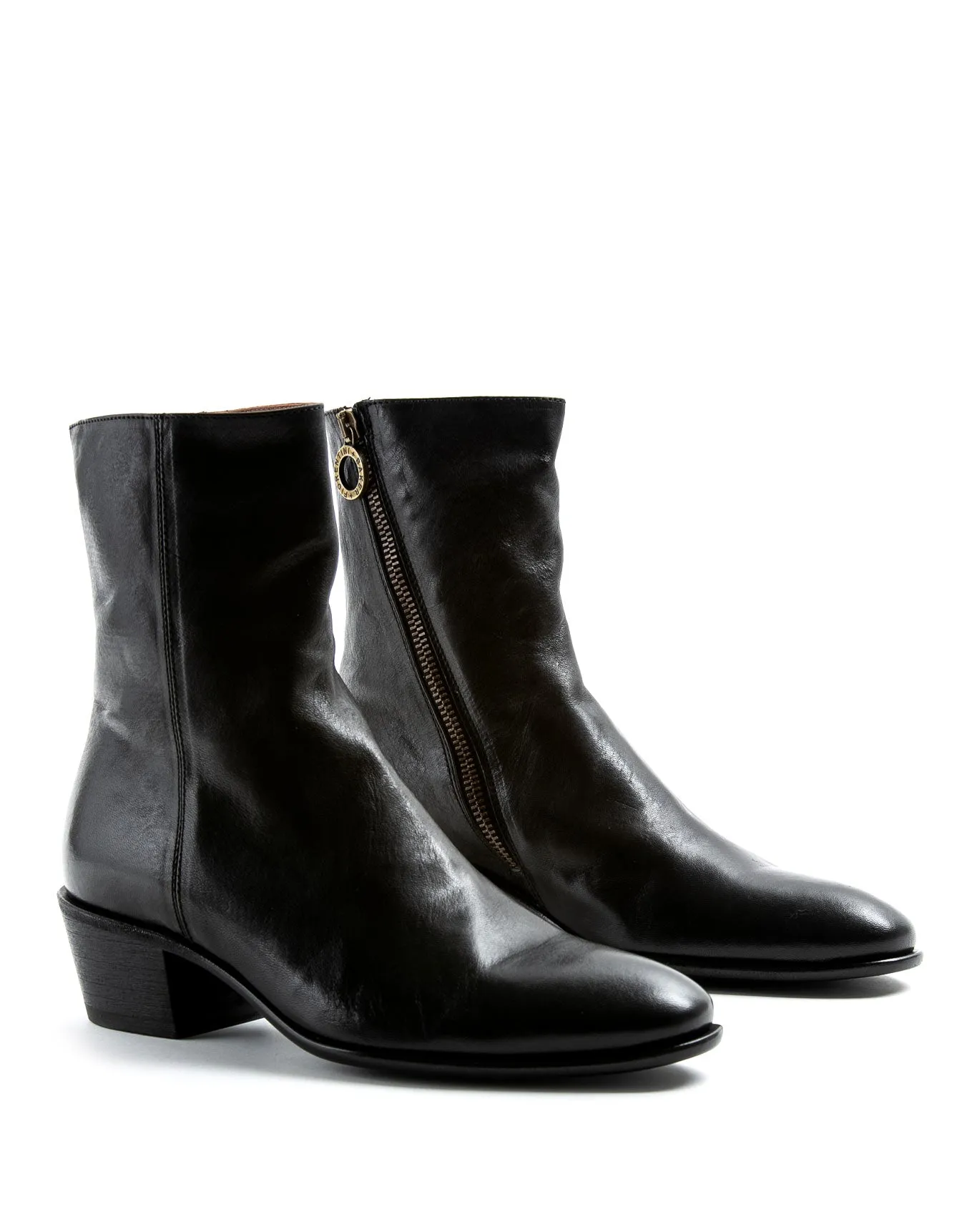 MATT Black Leather Boots sold by Fiorentini + Baker product image thumbnail 2