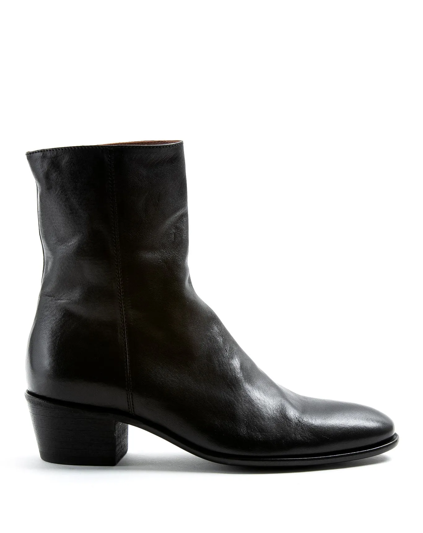 MATT Black Leather Boots sold by Fiorentini + Baker